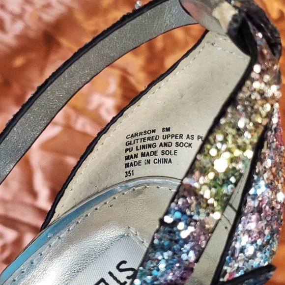 Steve Madden Multicolor Glitter Heels - Picture 5 of 6